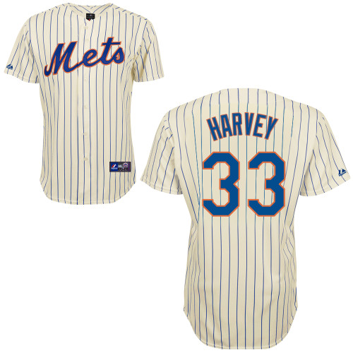 Matt Harvey #33 Youth Baseball Jersey-New York Mets Authentic Home White Cool Base MLB Jersey